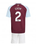 Aston Villa Matty Cash #2 Domácí dres pro děti 2024-25 Krátký Rukáv (+ trenýrky)